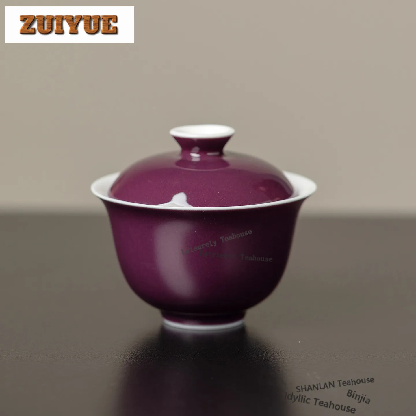 120ml Hand-painted Lychee Gaiwan Retro Tea Tureen Tea Bowl With Lid Kit Tea Making Cover Bowl Chinese Tea Set Accessories Craft view 3
