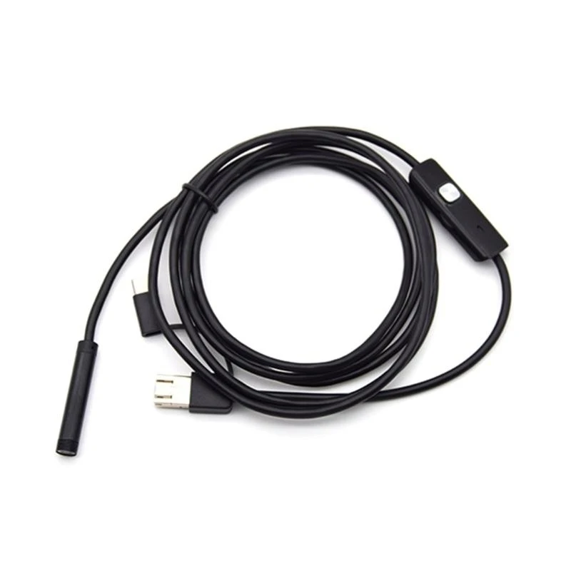 

A70F Endoscope Camera with Light, 720P Borescope with 6 Adjustable LED Light,Endoscope Snake Camera IP67 Waterproof