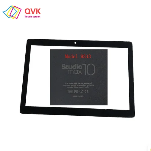 10,1 pulgadas negro para MLAB 9343 Studio MAX Tablet PC pantalla táctil capacitiva digitalizador Sensor Panel de vidrio externo