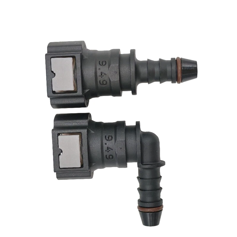 9.49mm 9.49 ID6 SAE 3/8 plastic female filter connector fuel pipe joint auto Fuel line quick connector  2pcs a lot
