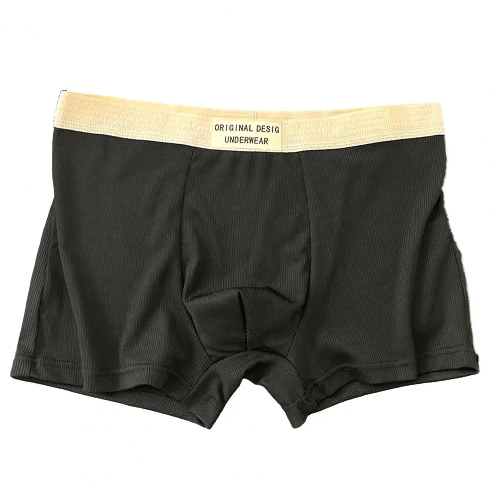 Men Boxer Underwear Comfort Fit Boxer Briefs Men's Mid-rise Boxer Underwear High Elasticity Breathable Shorts for Comfort