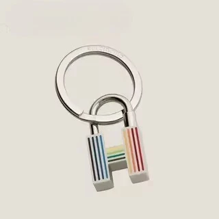 

2026 Multi purpose padlock keychain 316 stainless steel mirror light luxury bag hanging bag pendant