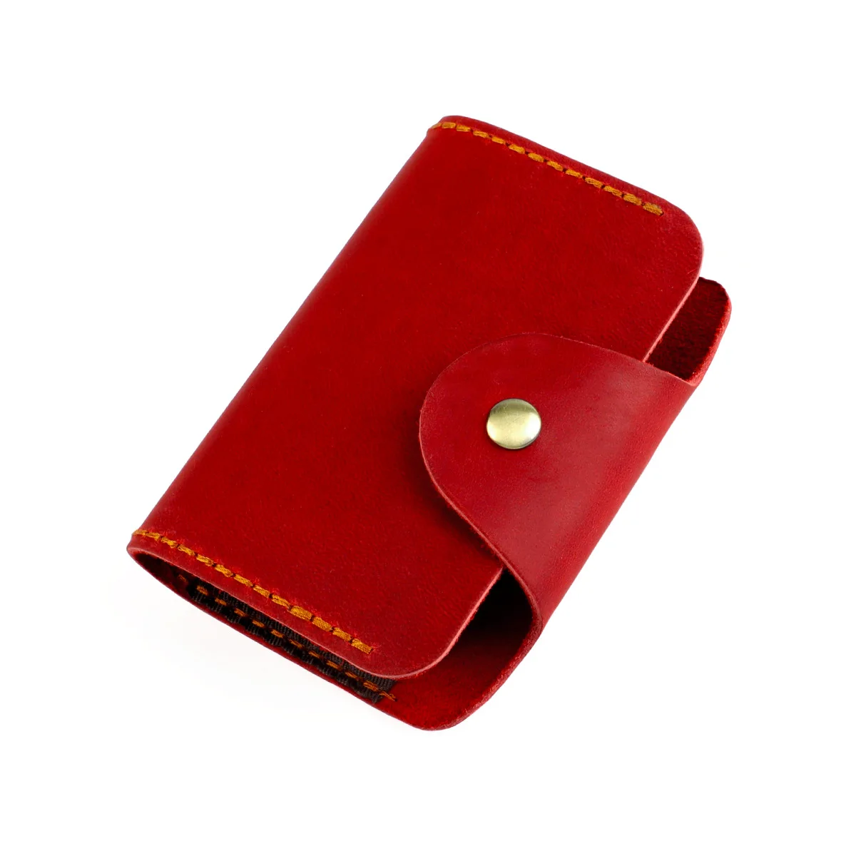 13 Card Slots Credit Card Holder Genuine Leather Small Cards Case Wallet for Women Men High Quality Crazy Horse Skin Card Bag