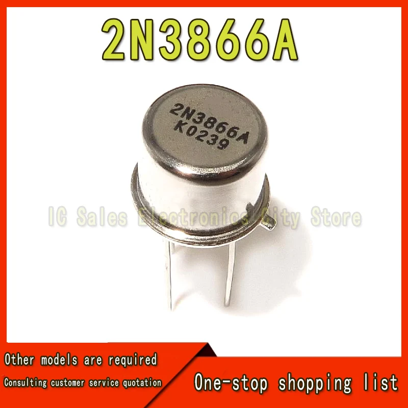 10 Stks/partij 2N3866A 2N3866 Trans Rf Npn 1W 400MA To-39 Ic.