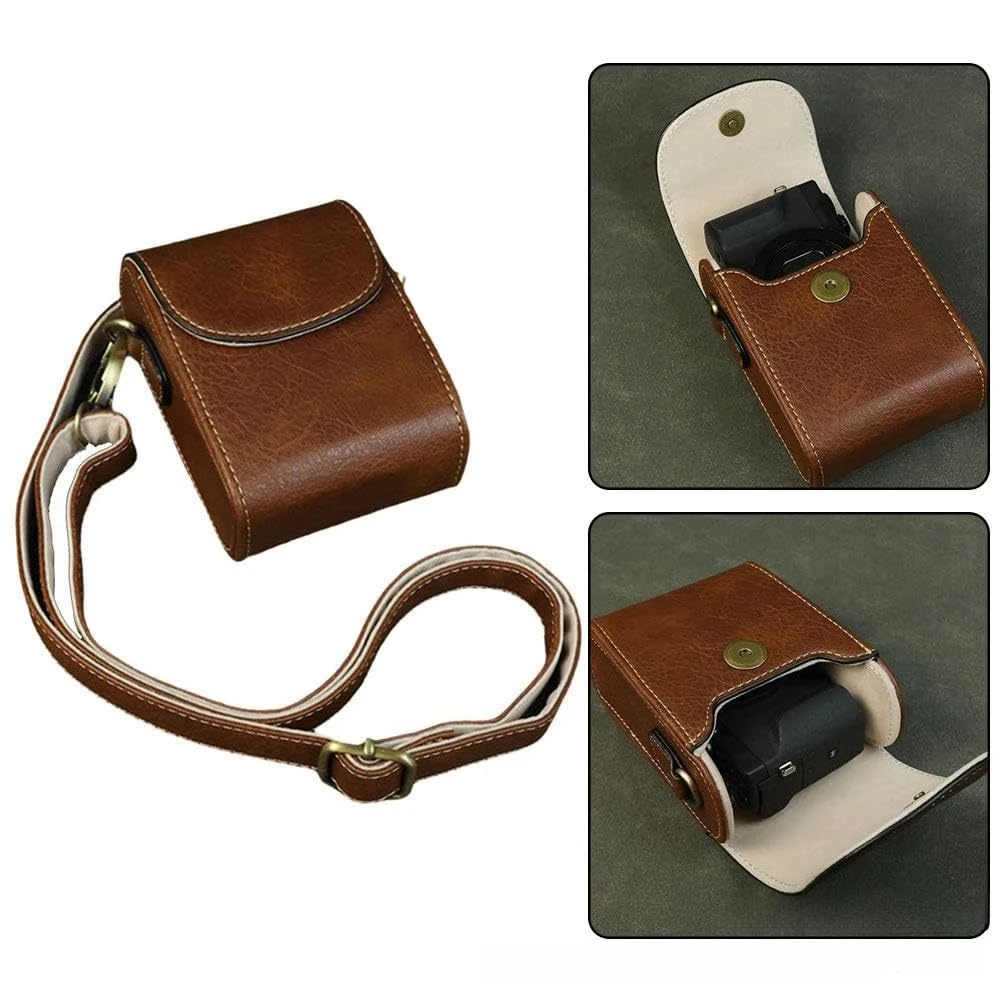 For Sony zv1 Storage bag CCD camera bag For Ricoh gr3 For Canon g7x2 leather case PU Leather Camera Case Bag Cover