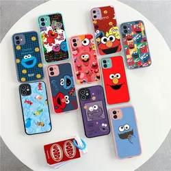 Cookie Monster per iPhone 14 X XR XS 7 8 Plus 11 12 13 pro MAX 13mini custodia antiurto opaca