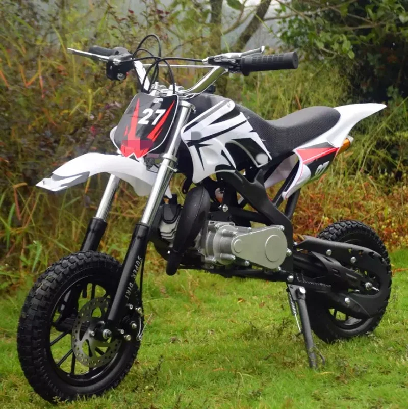 49CC Mini Pocket Dirt Bike Off-road Vehicle Mountain Racing Children's Motorcycle Pull Start CE Certified