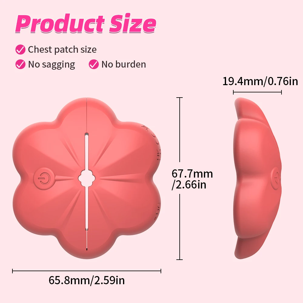 Electric Breast Clip Vibrator Wearable Remote Control Breast Stimulator Erotic Tease Nipple Breast Masturbator G-spot Massager