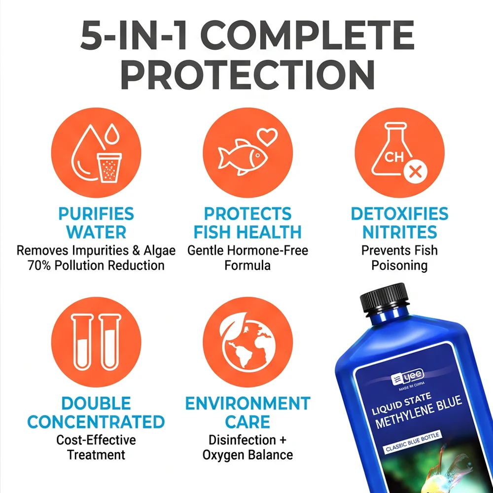 Aquarium Methylene Blue - Nitr - Saltwater Tank ulasan dan harga
