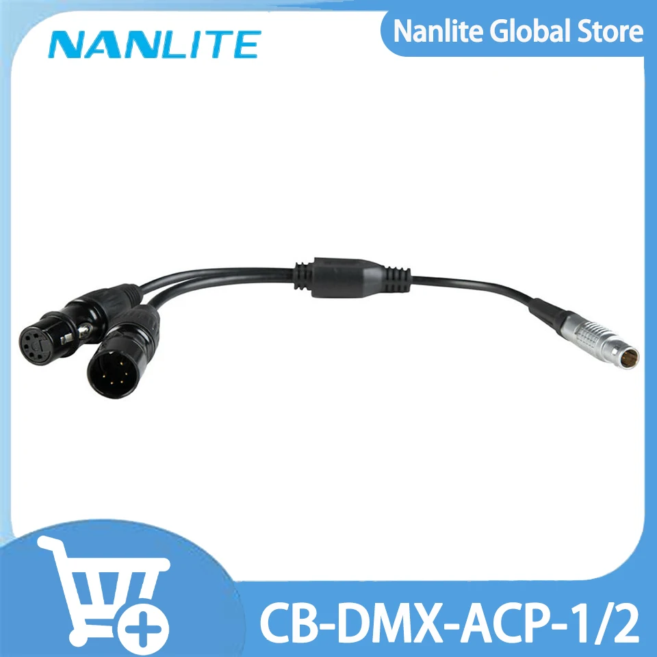

Nanlite CB-DMX-ACP-1/2 5-Core DMX Cable for PavoTube II 15X 30X 60X