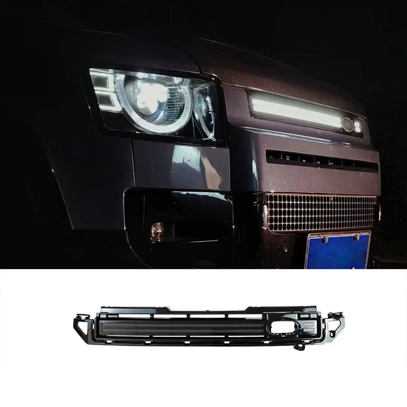 

SAARSAAR Suitable for Land Rover New Defender L663 110 LED Lighted Car Center Grille Modification Acce