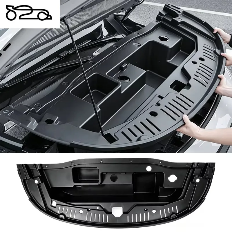 Car front trunk storage box waterproof lower storage box trunk storage tray interior modification for Xpeng Motors B10