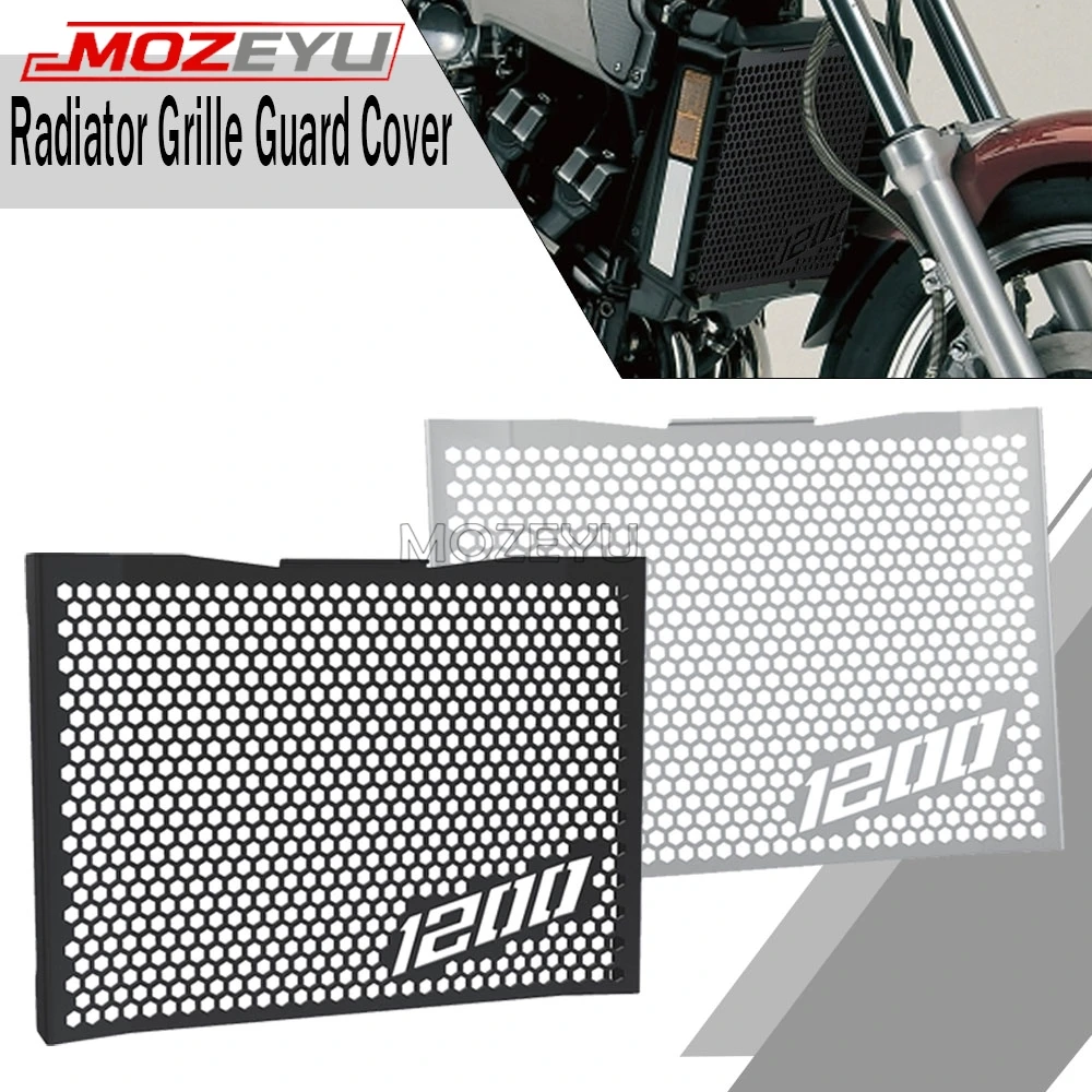 For YAMAHA VMAX V-MAX 1200 1985 1986 1987 1988 1990 1991 1992 1993 1994-2007 Motorcycle Radiator Guard Grille Cover Protection