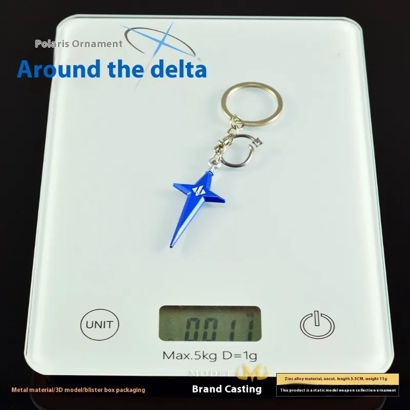 6 سنتيمتر دلتا لعبة فيلم الكرتون القطبية ستار المفاتيح الديكور لطيف شخصية صغيرة تحصيل الهدايا لمحبي مكتب منزلي حلية