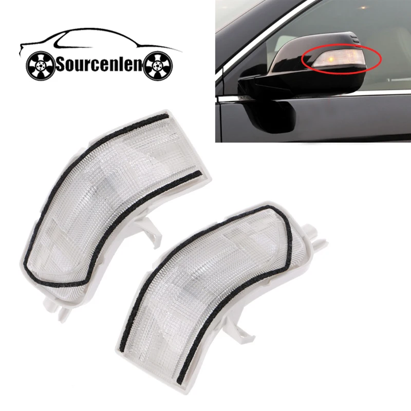 Внешнее боковое зеркало заднего вида, светодиодный светильник с поворотным сигналом, репитер заднего вида, мигающая лампа для HONDA CRV 2007-2011 Crosstour 2011-2016