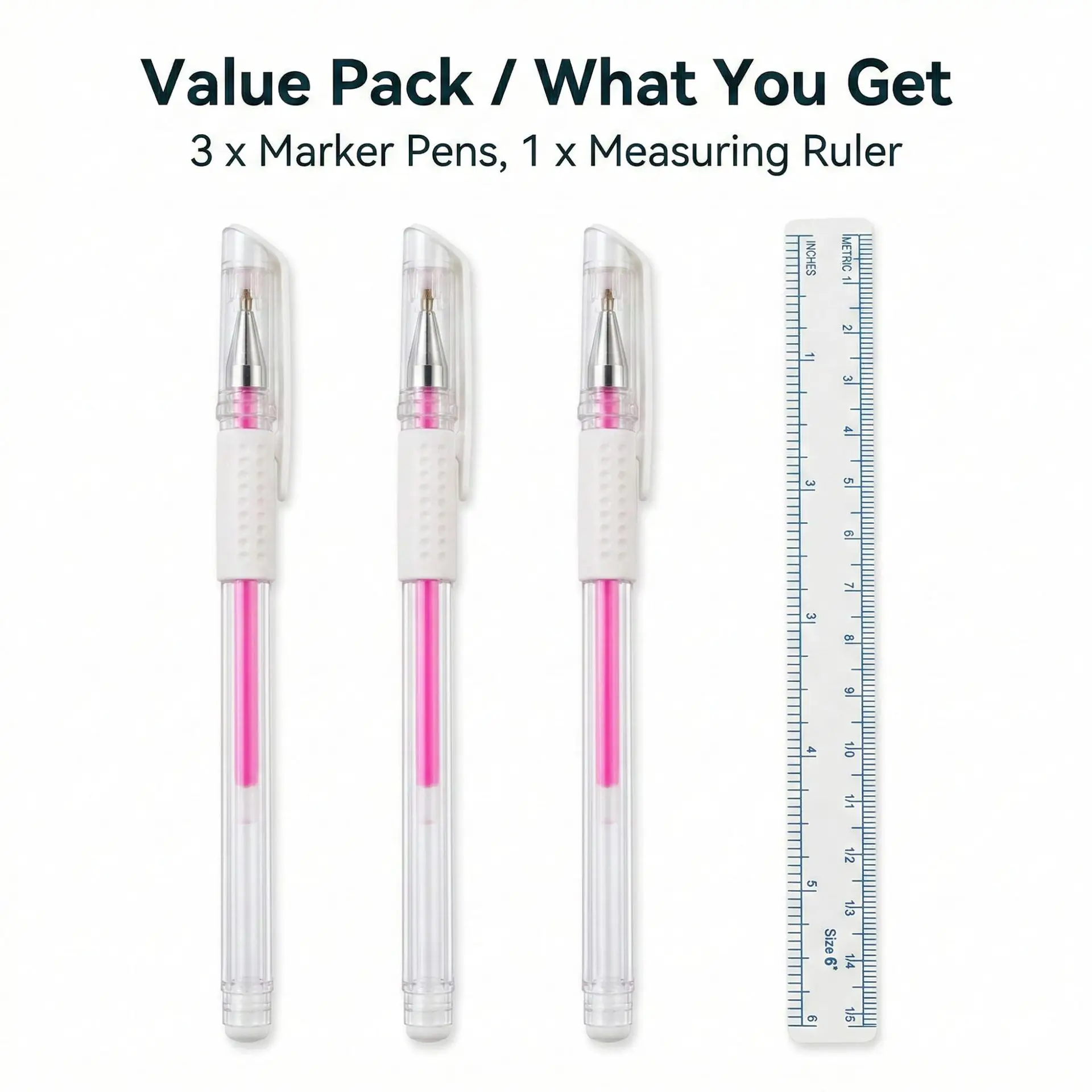 

3pcs Eyebrow Marker Pen Microblading Surgical Skin Permanent Make up Supplies White Surgical Scribe Tool Tattoo Accessories Pens