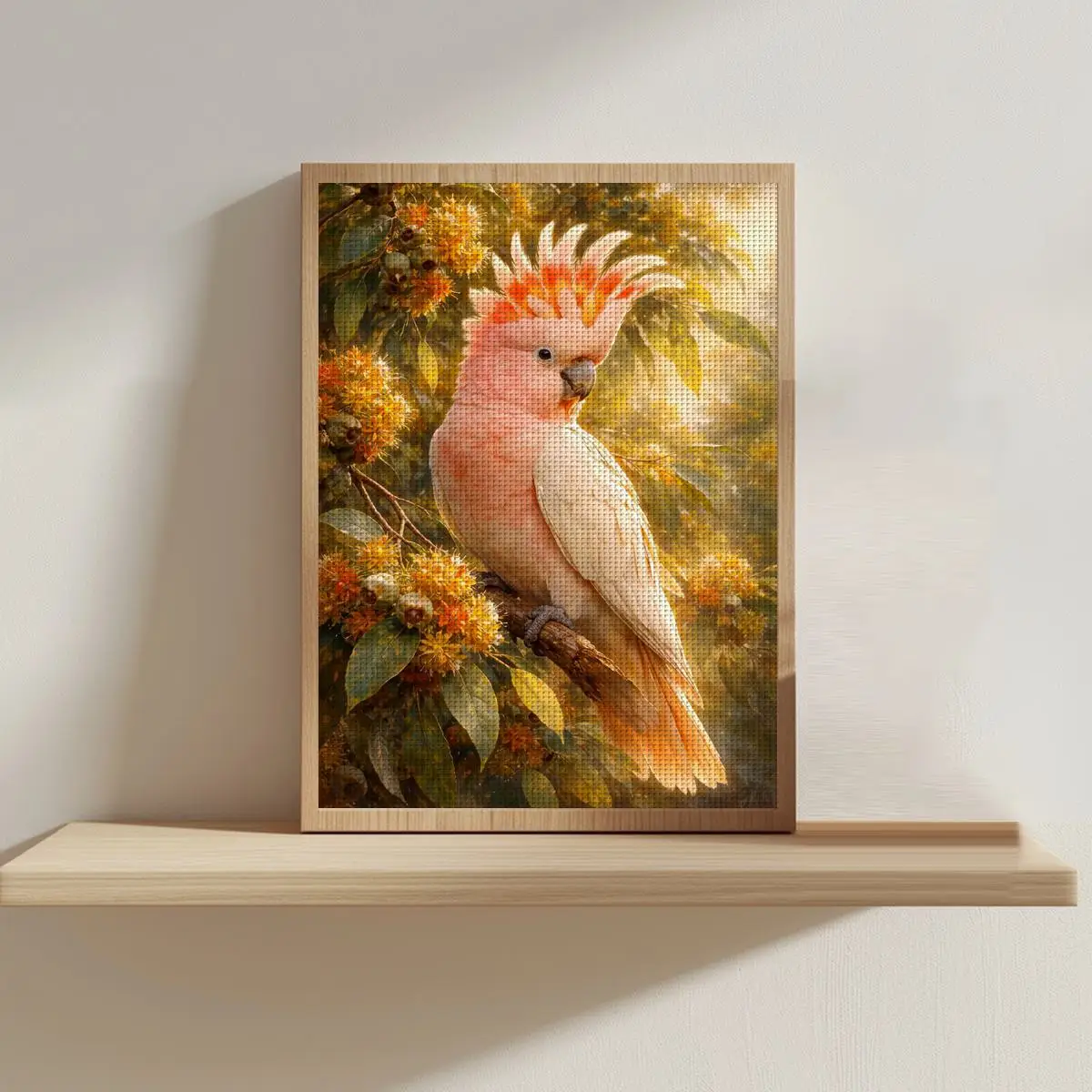 1 Stück 30X40CM/11,8*15,74 Zoll Vogel-Motiv Kreuzstich-Set DIY-Set 11CT/14CT DIY Stickerei-Set Kreuzstich-Zubehör – Detail 1