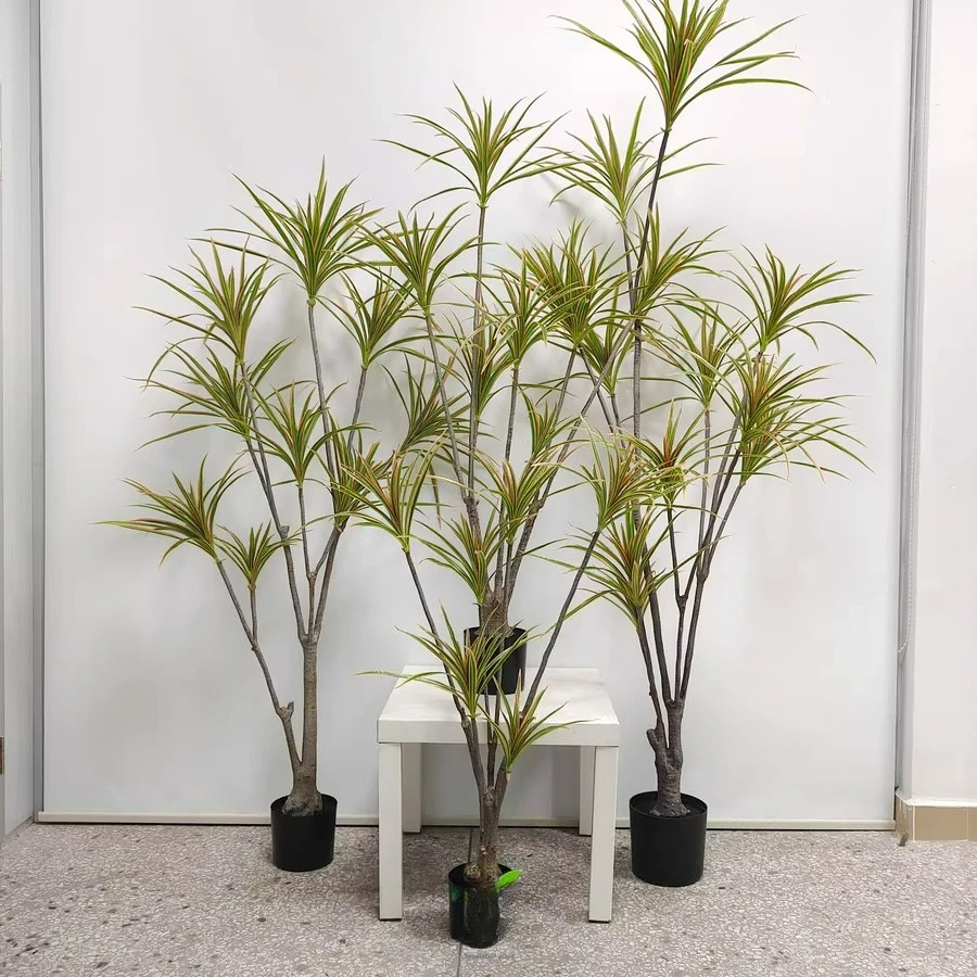 

Customizable Simulation Millennium Wood Potted Plant Window Landscaping Living Room Decoration