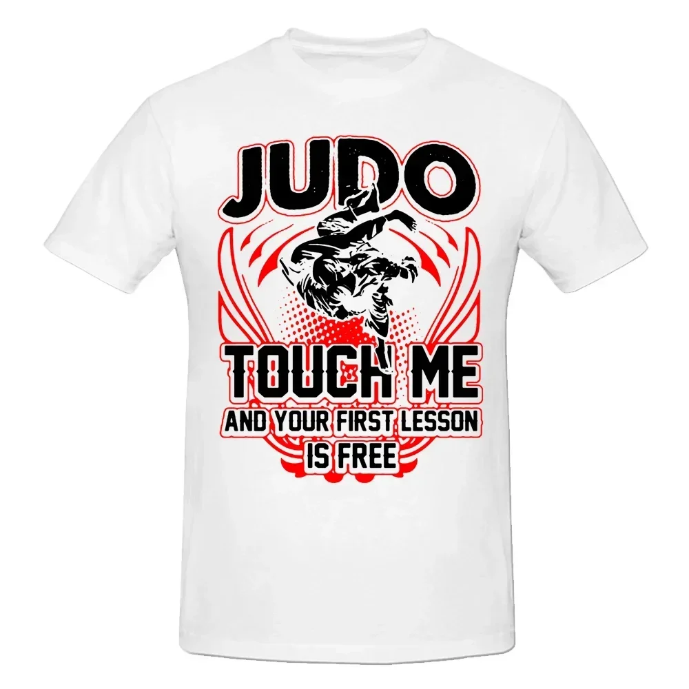 Judo Men's T Shirt  Graphic Print Harajuku Martial Arts Lover Tee Me and Your First Lesson Is-free Fighters Instructors T-shirt