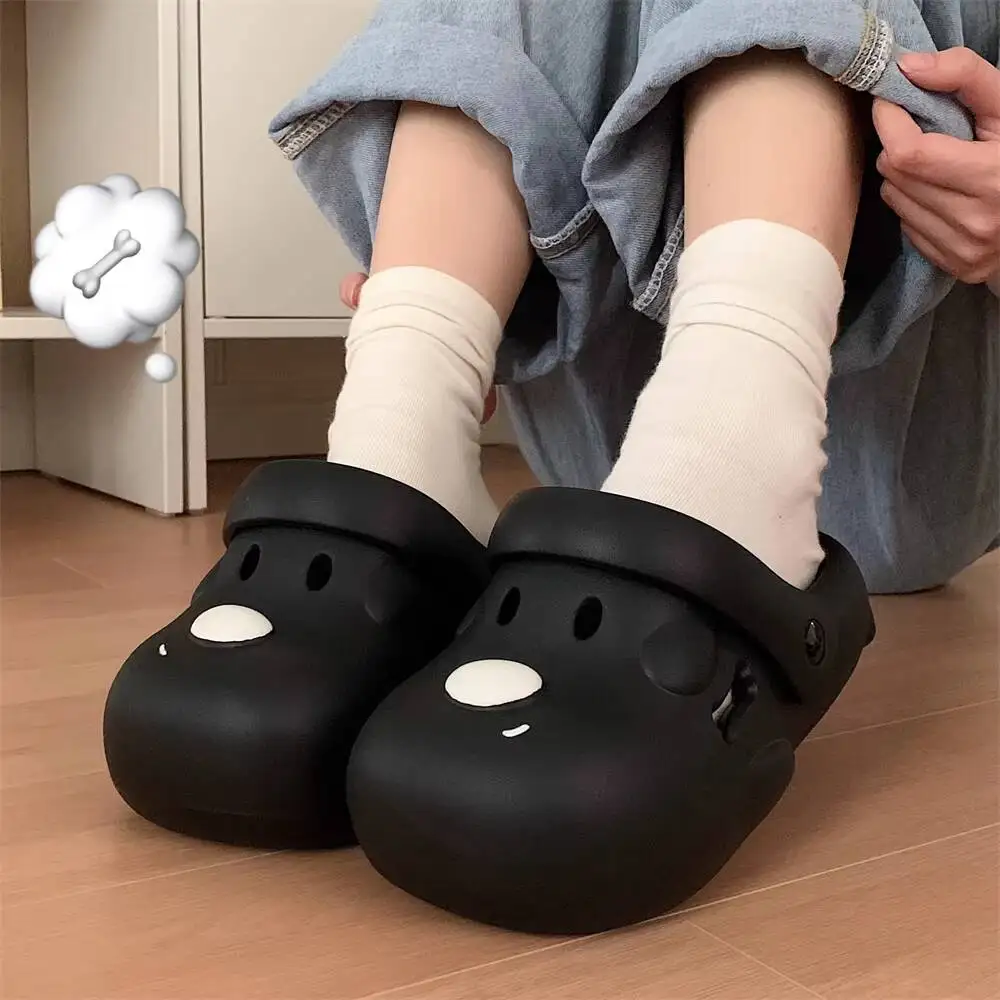 

2026 New Cute Dog Design 2 Way Wear Closed Toe Clogs for Women Men Non Slip Summer Beach Slide Sandals Casual Outdoor Garden
