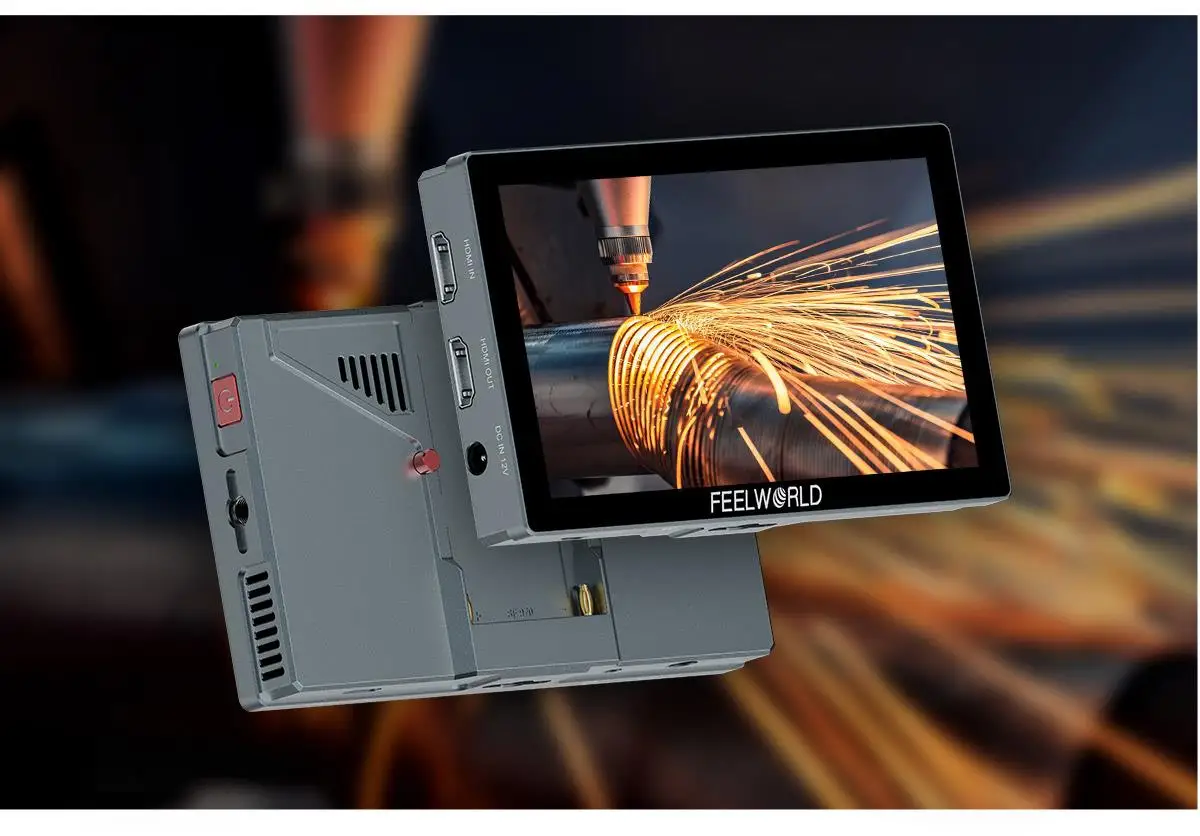 FEELWORLD P6X 5.5 Inch Touch Screen Camera Monitor 4K HDMI Aluminium Case Camera Dslr Field Monitor For Film