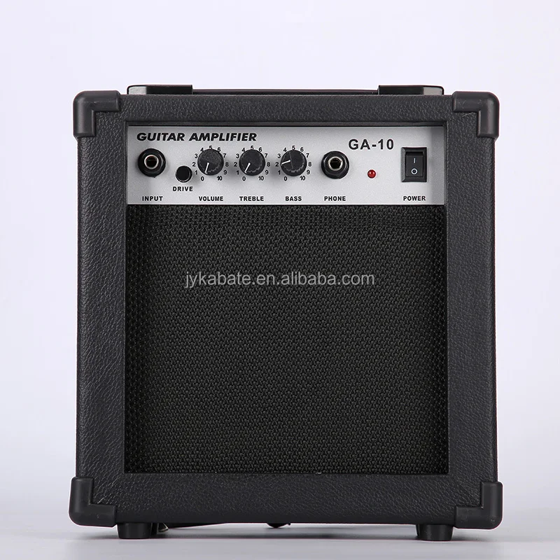 Electric Guitar Amp 10W Guitar Practice Small Amplifier Mini Portable Guitar Amp with Headphone Jack and Distortion Tone