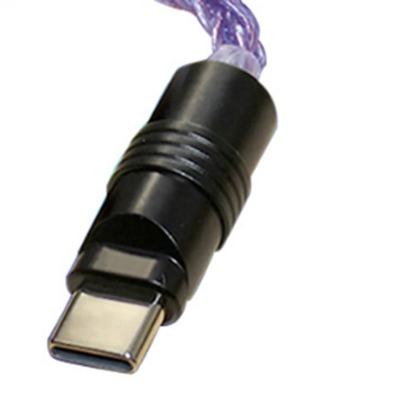 

DIY Type C Plug Aluminum Alloy Shell 6mm Diameter Hole USB C Housing For Customizing Data Cable Repair And Assembly