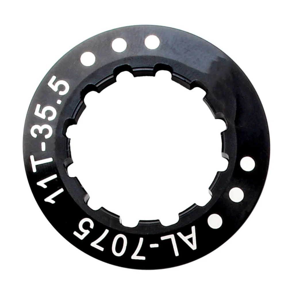 

Aluminum Alloy Flywheel Cover Black Replacement Durable Lightweight Corrosion Resistant for Mountain Road Folding Bike Screw Nut