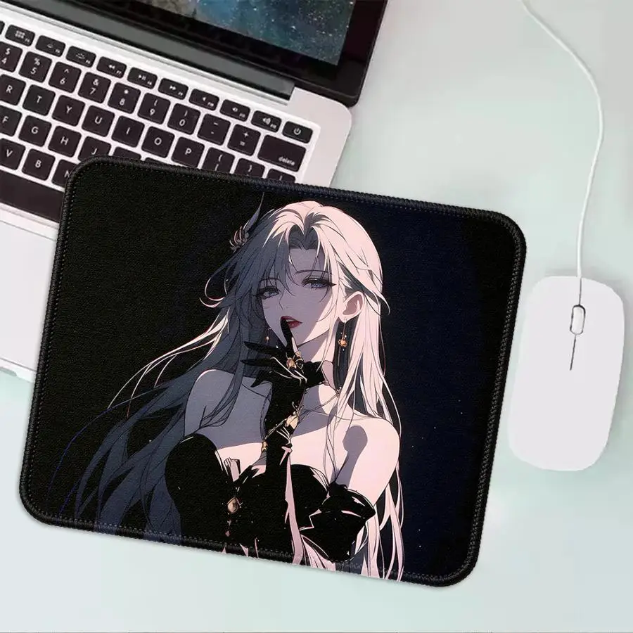 

Коврик для мыши White Snake Witch, аксессуары для стола, офисный коврик, коврик для компьютера, ноутбука, клавиатуры, игровой консоли, водонепроницаемый.