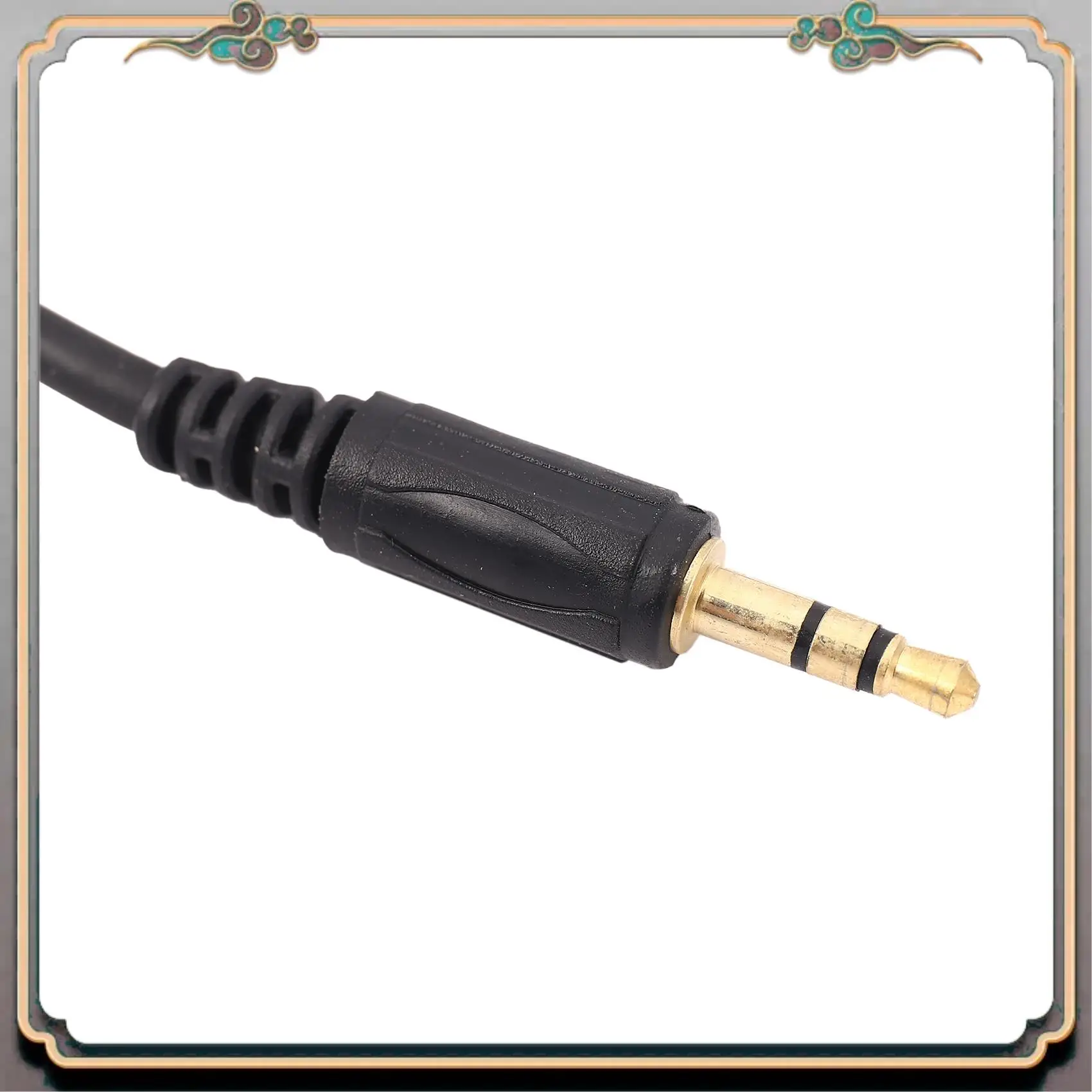 Reliable-Car 3.5Mm AUX Input Adapter Audio Cable Mini Jack AUX 8-Pin M-BUS CD Changer Cable For Alpine Gold Plug