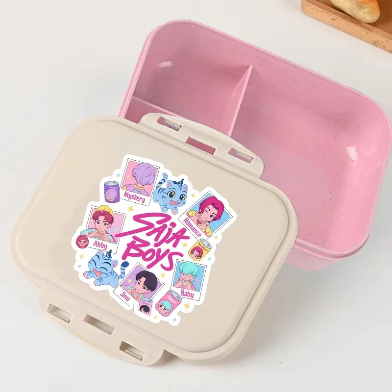 kpop Demon Hunters K-pop Lumi Mila Huntrix Lunch Box Series Picnic Portable Lunchbox Food Storage Containers Dinner Case - view 5