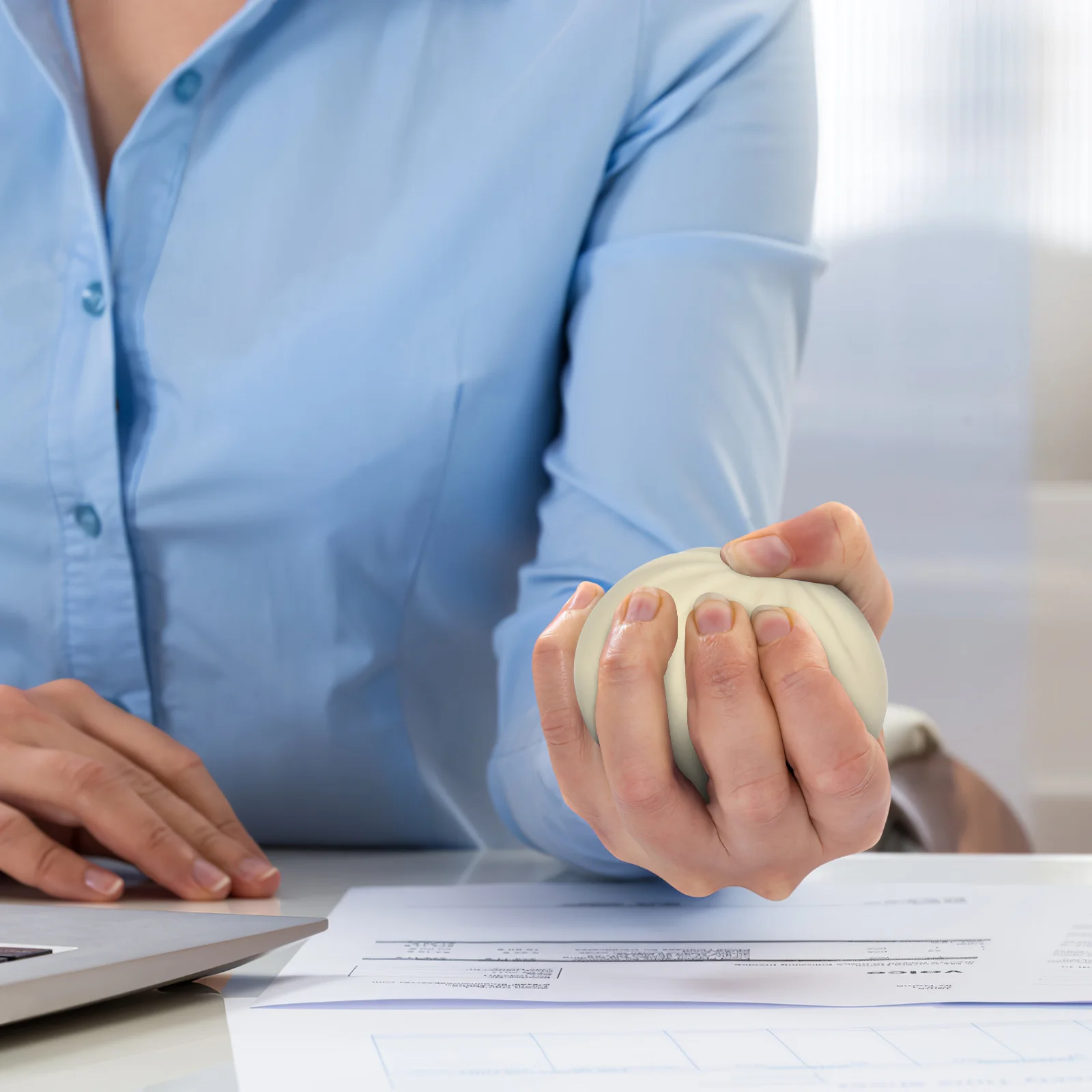 

3Pcs Dumpling Squeeze Sensory Balls Realistic Steamed Bun Hand Exercise Decompression Stress Relief Plaything Party Favor