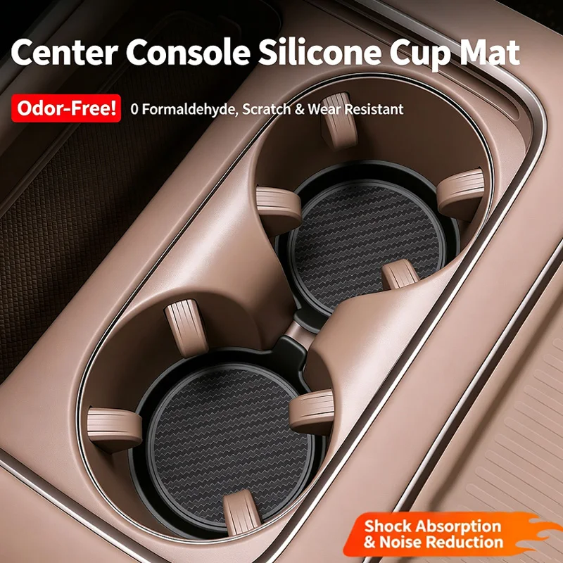 Car coaster, universal waterproof and heat-insulating beverage mat, beverage cup holder for vehicles, anti slip base