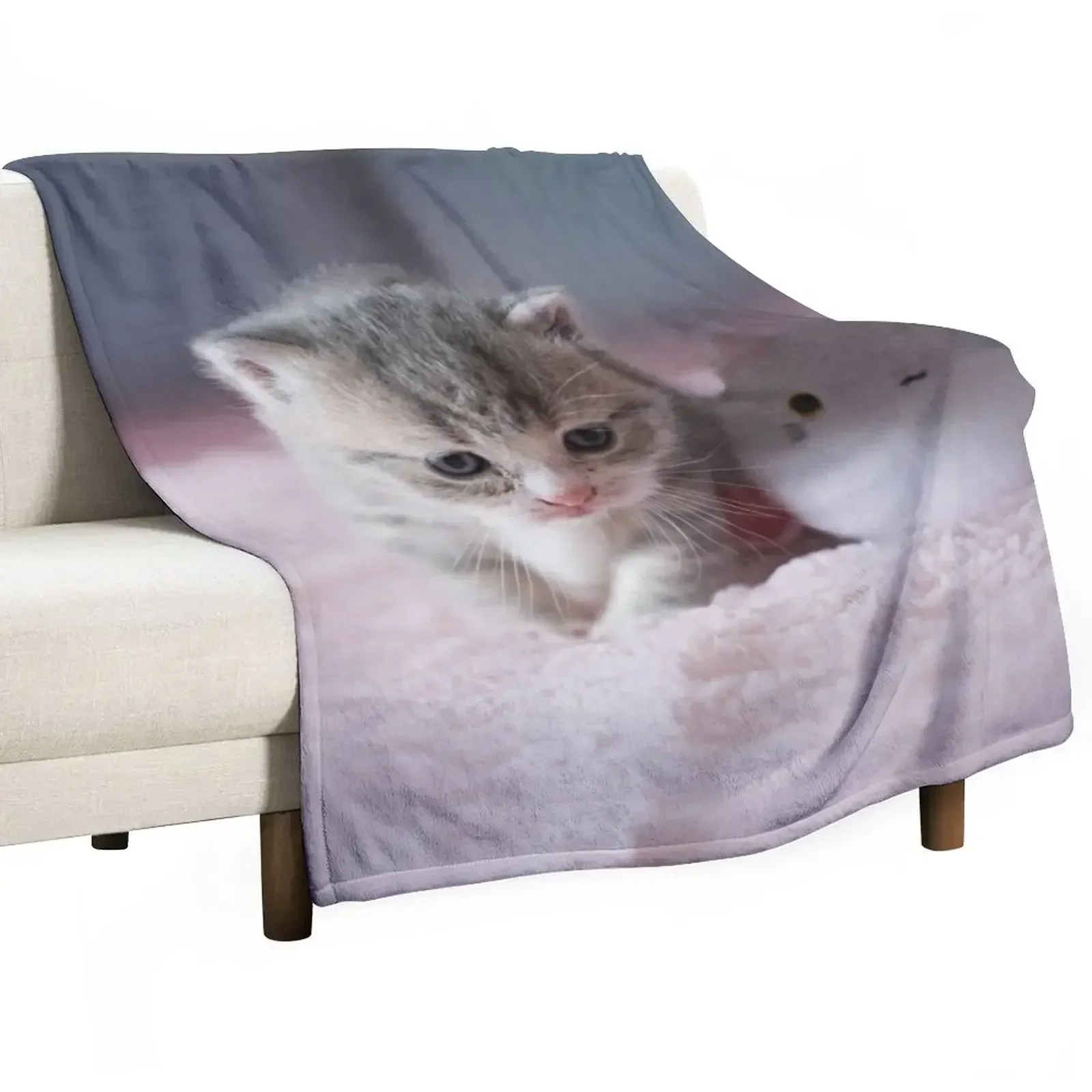 

Kitten Throw Blanket Decorative Throw Luxury Brand Blankets