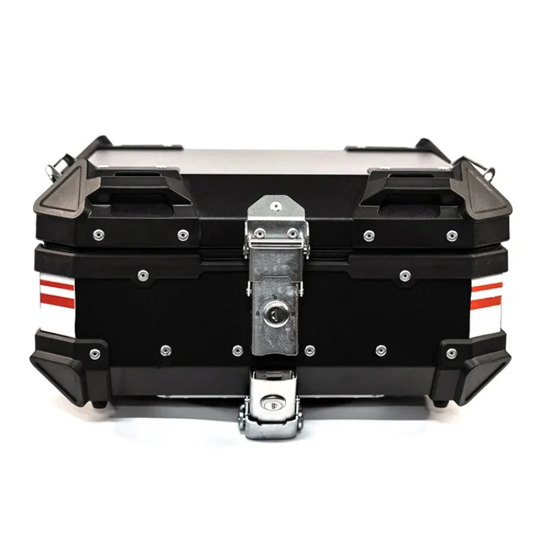 

22L Black Aluminum Removable Motorcycle Top Box Tail Box