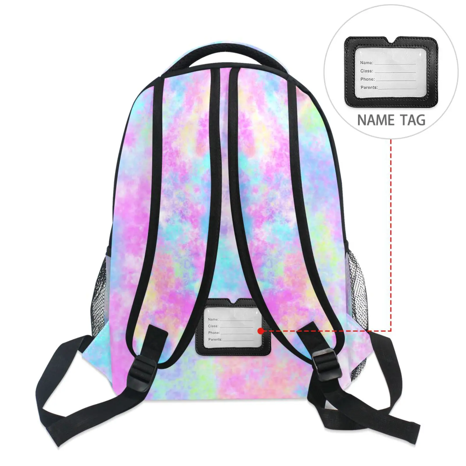 Large Children High Schoolbag Backpack Girls Primary rainbow Book bag Kindergarten Infantil Kids Multi Pockets Backpack Mochila