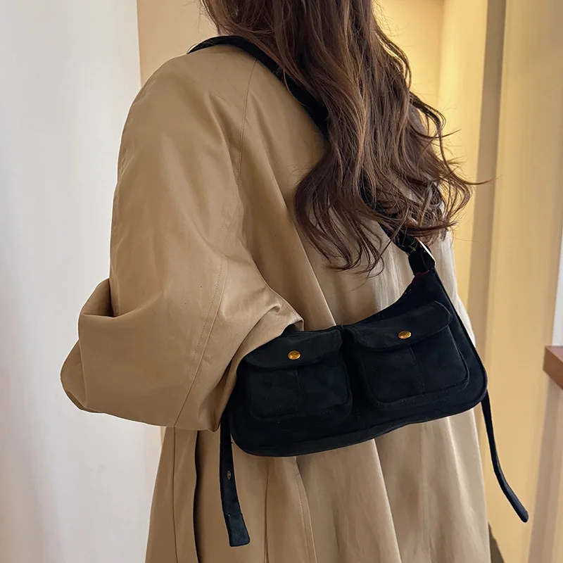 

2025 New Fashion Underarm Crossbody Bag for Women, Genuine Leather Multi-way Shoulder Purse, Vintage Chic Large Capacity Tote