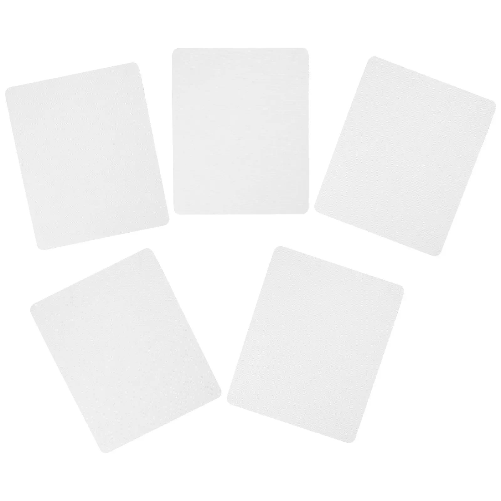 5pcs Sublimation Pads Blank Rubber Mouse Pad For Office Desk Mat For Computer Laptop Office Home Gaming Non-Skid Durable