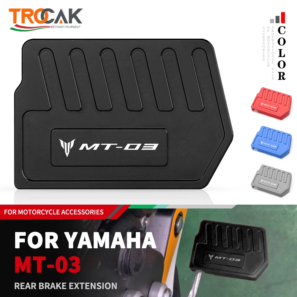 Für YAMAHA YZF-R3 YZF R3 R25 MT03 MT-03 2019-2022 Hinten Fuß Bremshebel Pedal Vergrößern Erweiterung Extender Hinten bremse Peg Pad