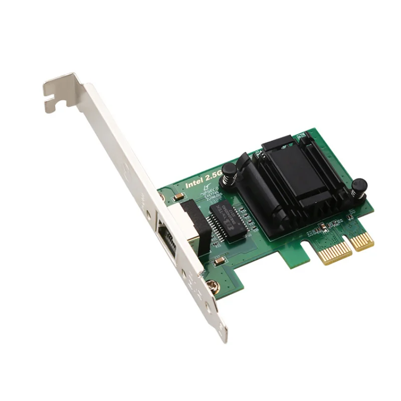 Tarjeta PCIE para juegos de PC, tarjeta de red Gigabit PCI-E de 2,5G, adaptador LAN de RJ-45 Ethernet rápido de 10/100/1000Mbps