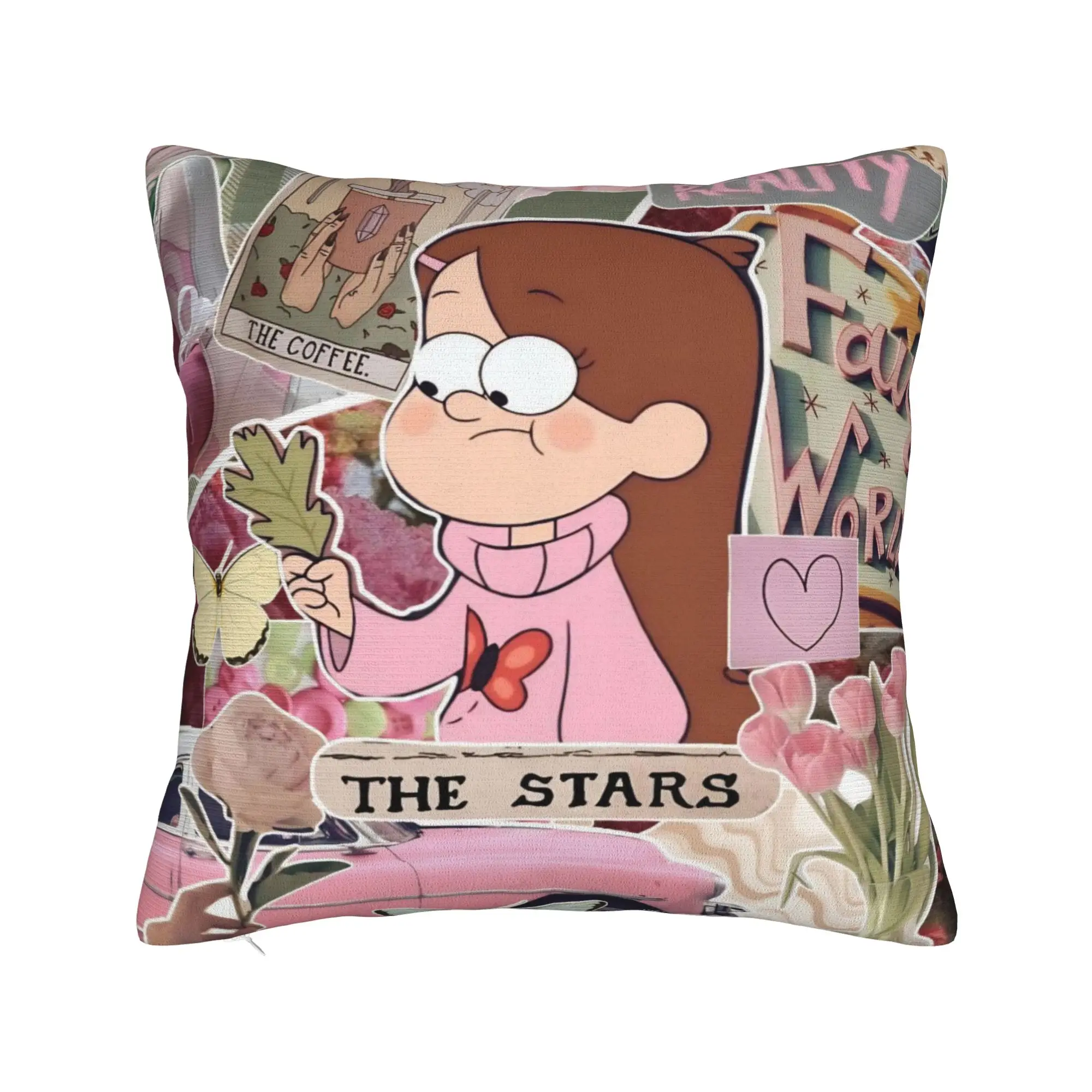 Decorative Pillow Covers G-Gravity Falls Accessories Car  Pillow Case Cover Zippered Multi-Size
