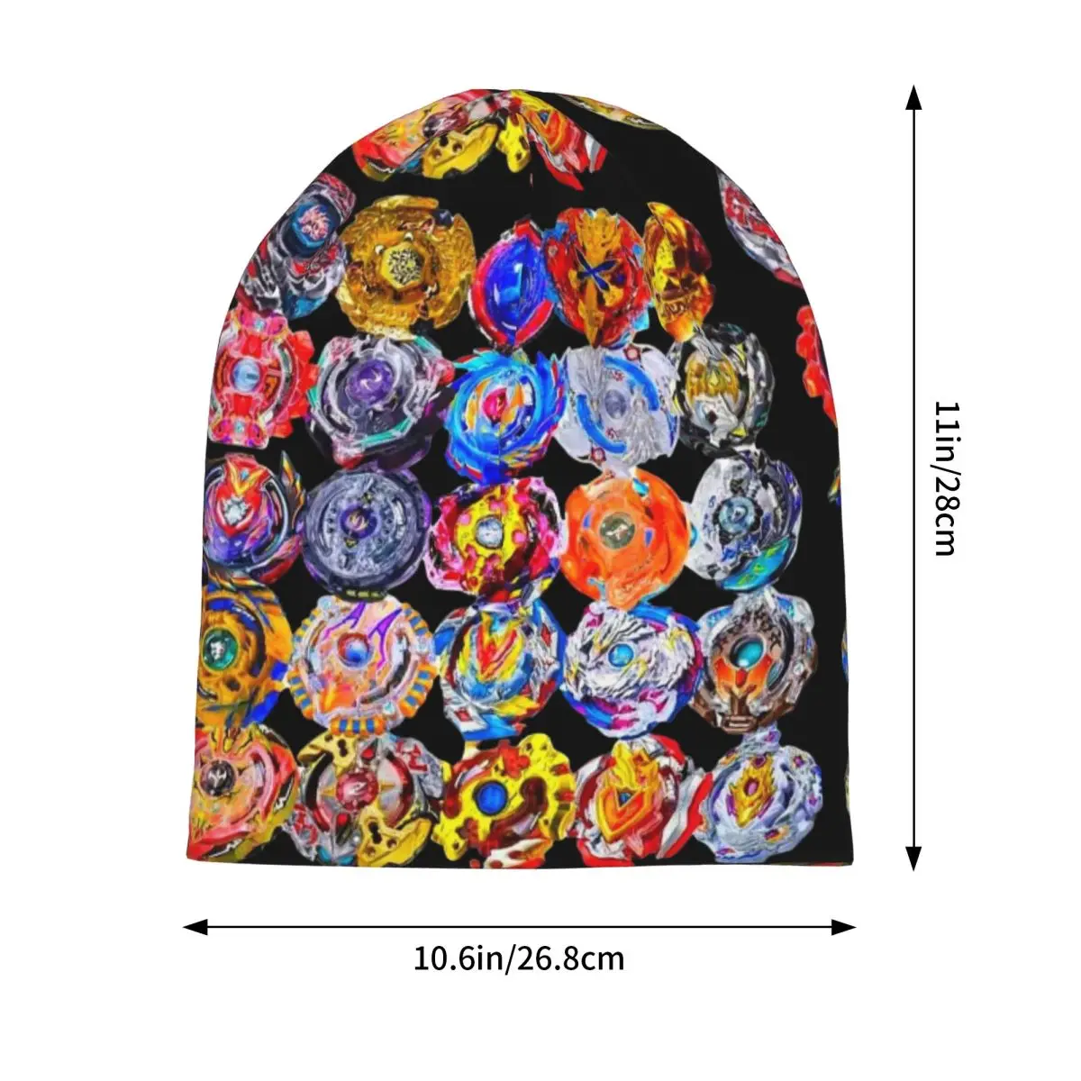 Beyblade Burst Warm Knitted Cap Hip Hop Bonnet Hat Autumn Winter Outdoor Beanies Hats for Unisex Adult