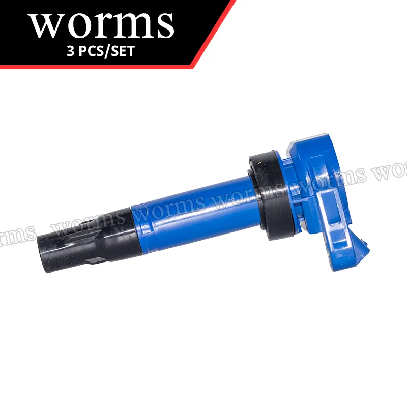 Worms Racing Ignition Coil Pack High Performance 3pcs Set For Toyota Daihatsu Max Mira Gino Move Tanto L150S ใณใคใซ 19070-97207