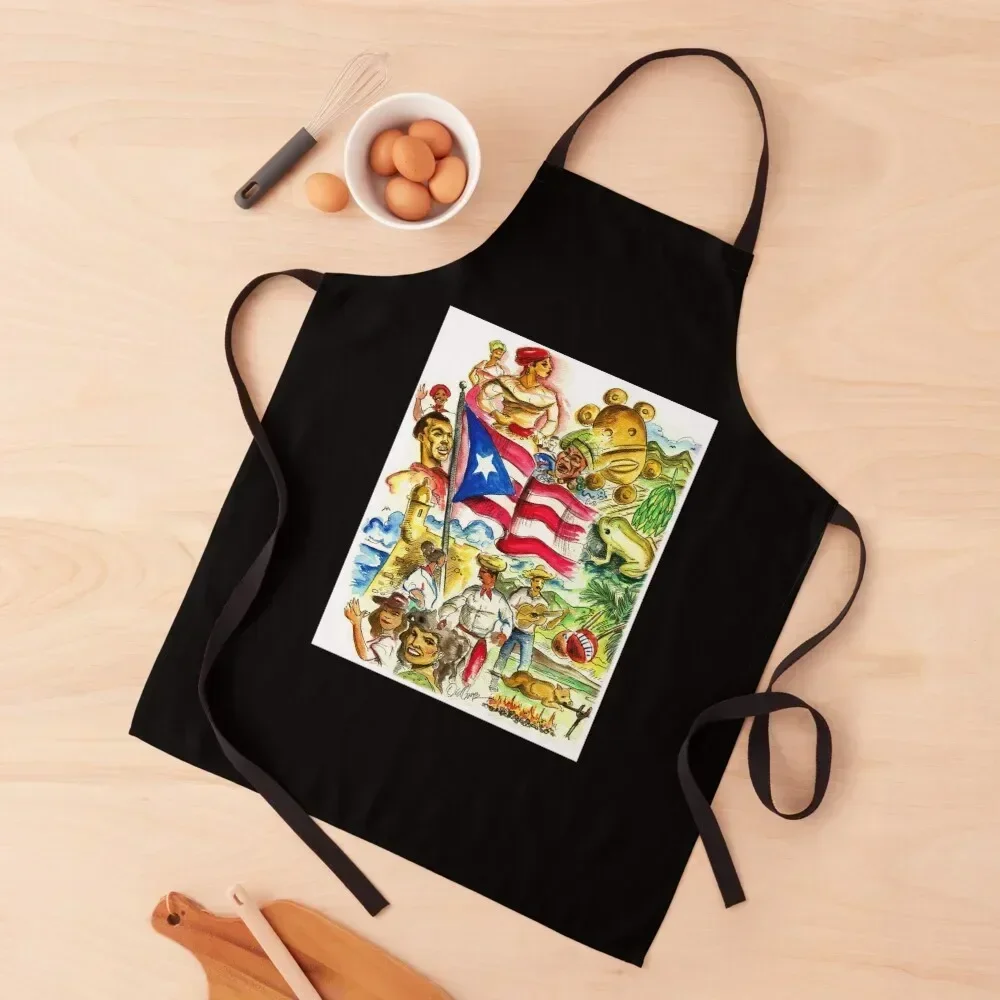 

Raices by Obed Gomez Apron barber uniform Waterproof Household Items Kitchen Kitchen Front Apron