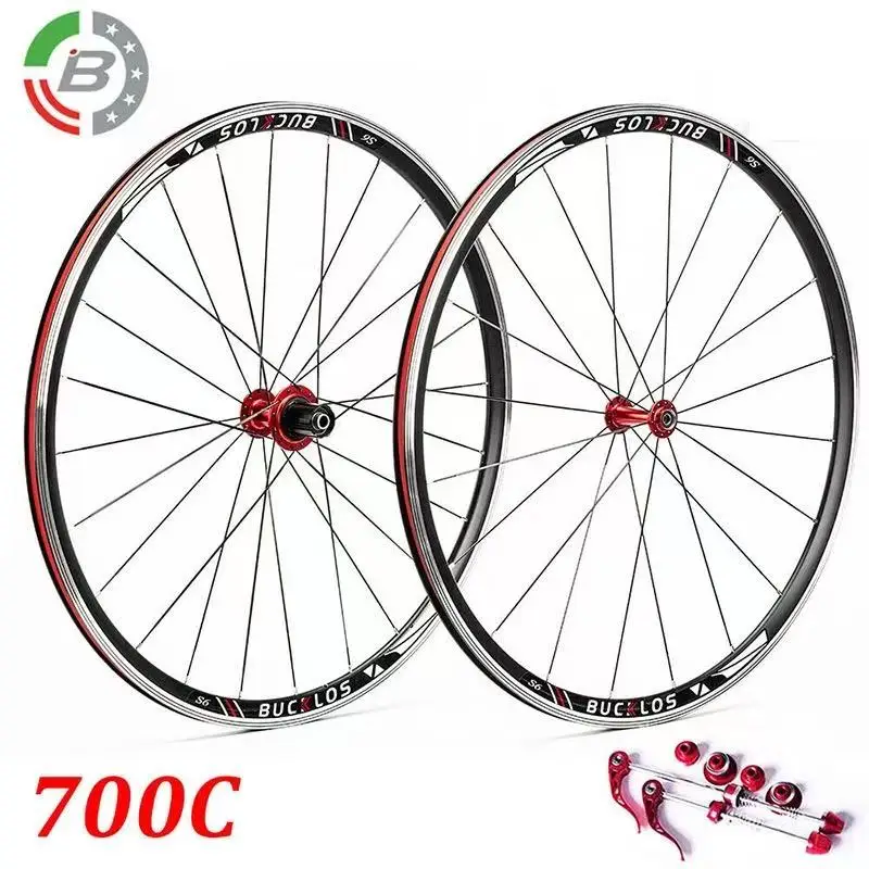 Highway bicycle wheel set 700C28 inch bicycle wheel accessories lithium alloy high-pressure tire pad