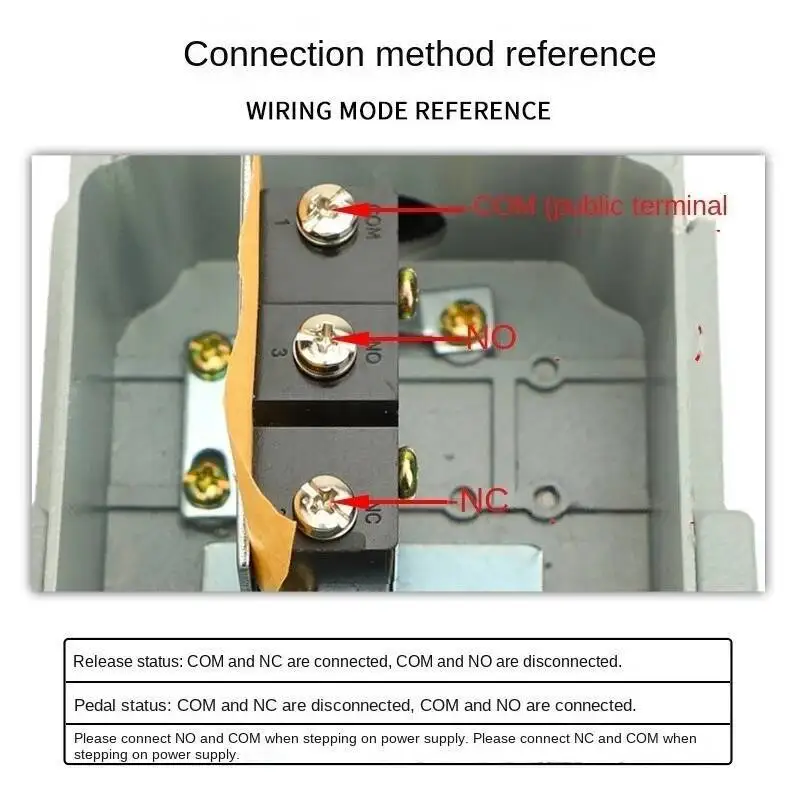 OFF-ON مفتاح سفلي 10A لكمة دواسة نوع AC380V IP44 آلة أداة الملحقات التحكم مقشر سبائك الألومنيوم LT5 LTH-1/6