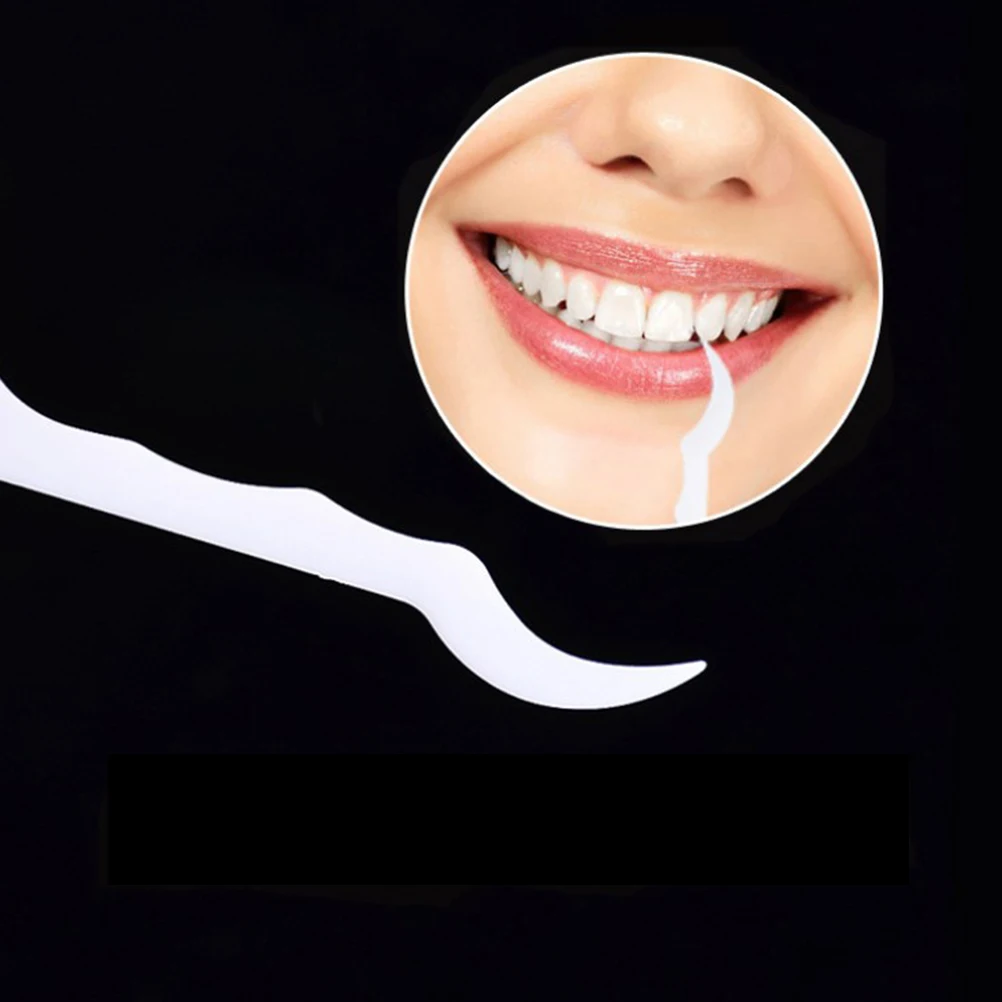 

200pcs Floss Stick Toothpicks Brush Picks Interdental Cleaner Tools Plastic Safe Eco Friendly Candy Color Portable