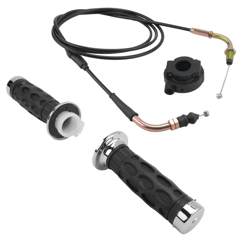 High-Quality Universal Throttle Twist Grip Set With 78 Inch Scooter Throttle Cable For 50Cc 80Cc 125Cc 150Cc GY6