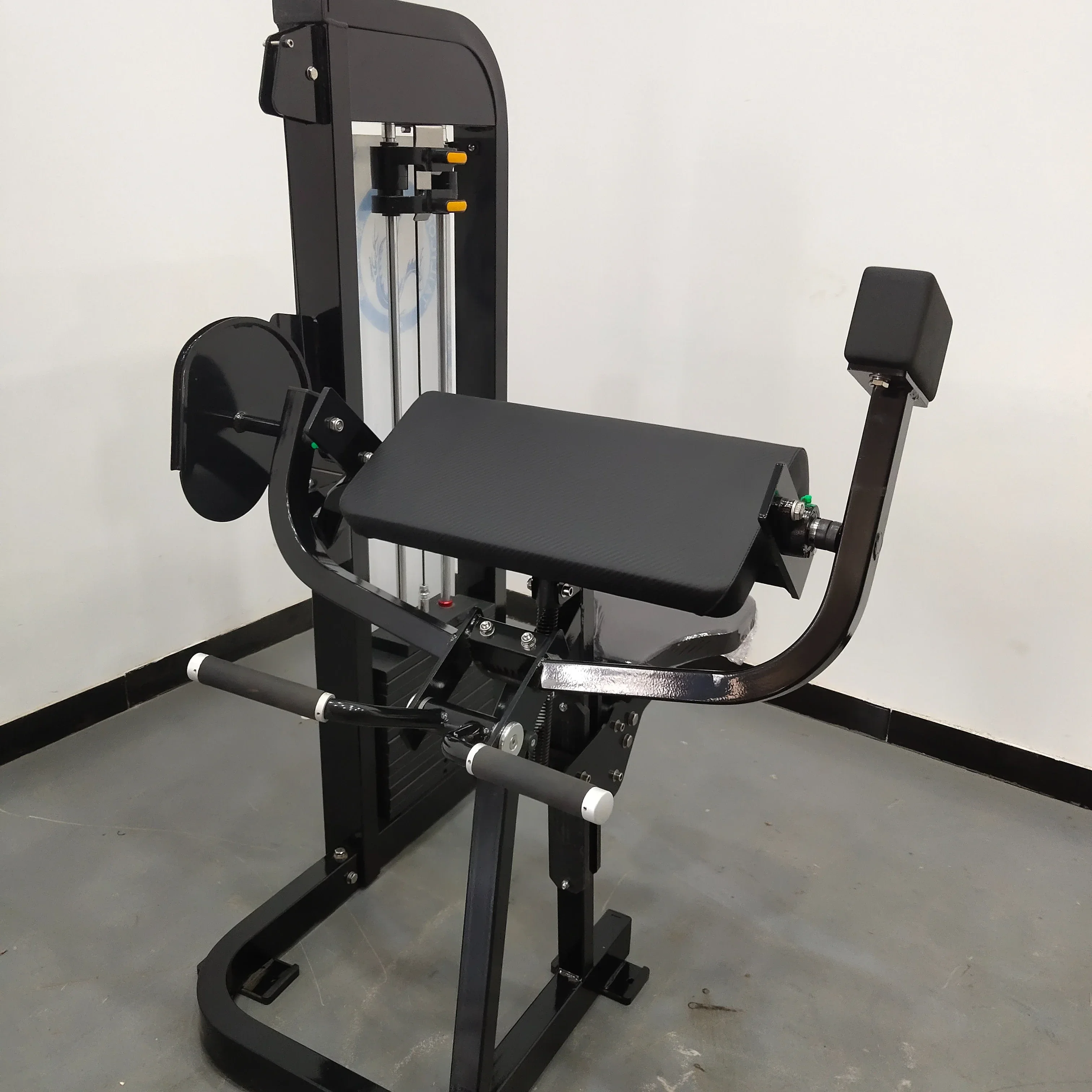 Pin Load Selection Machine,Pin Selection Load Gym Equipment Exercise Training Machine Seated Curl Machine Biceps Curl