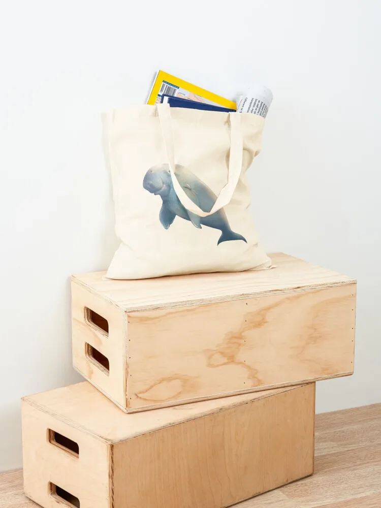 حقيبة يد Dugong Tote حقيبة يد للرجال حقيبة حمل قماش للمتسوقين للنساء #4